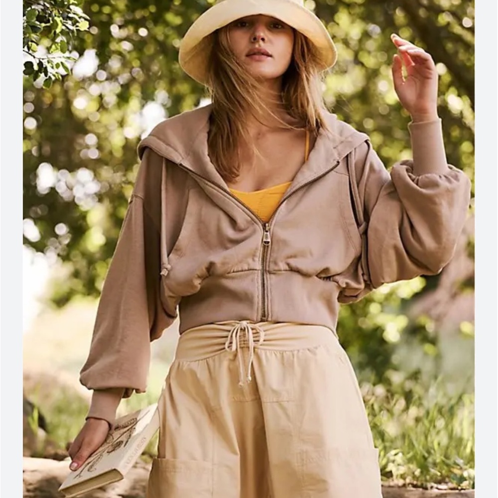 Free People FP Movement Low Key Zip Up